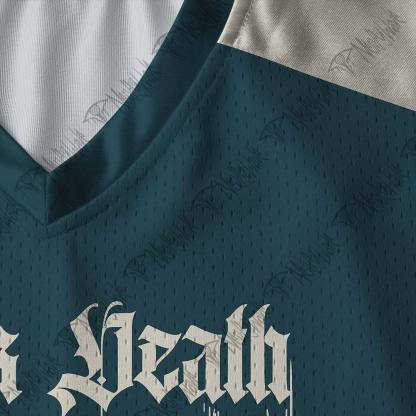 Black Death European Tour 1347-1351V-Neck Long Sleeve Jersey