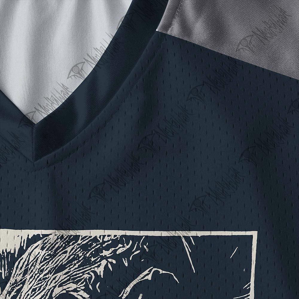 Cthulhu Fhtagn V-Neck Long Sleeve Jersey