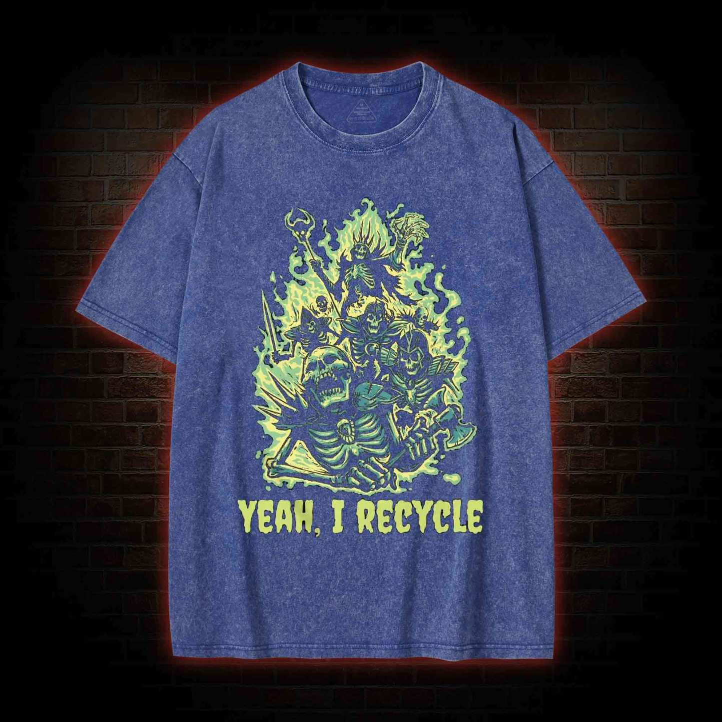 Yeah, I Recycle Washed T-shirt