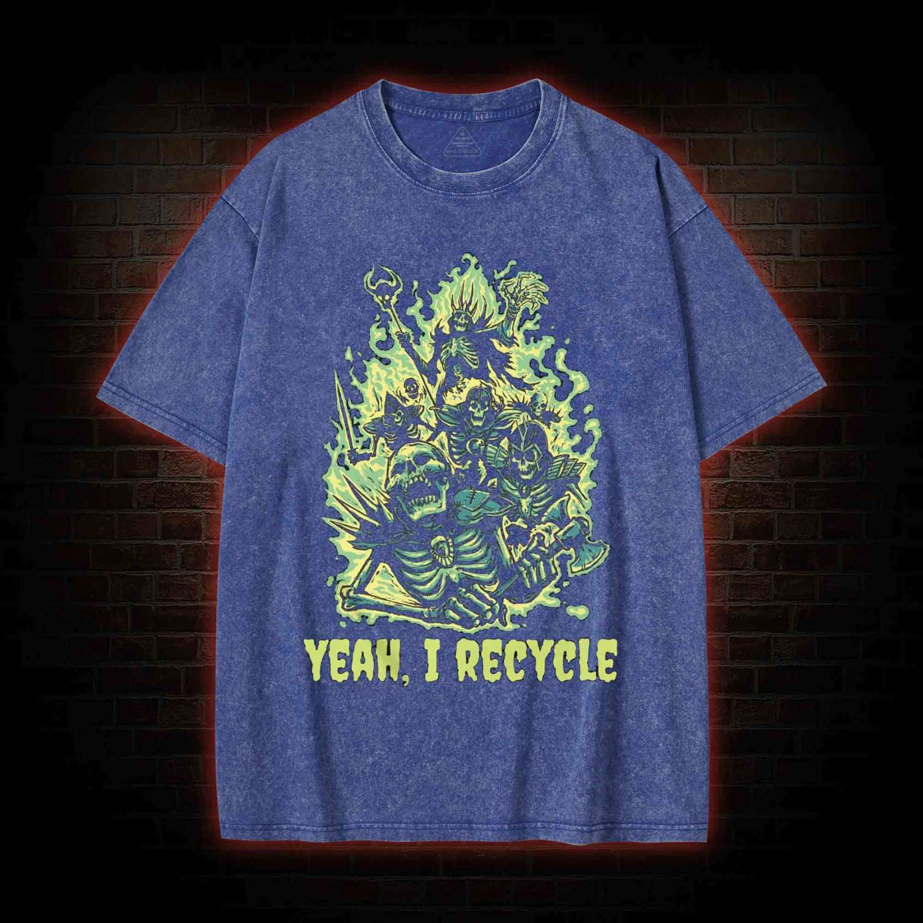 Yeah, I Recycle Washed T-shirt