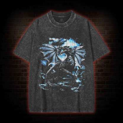 Dragon Lightning Washed T-shirt
