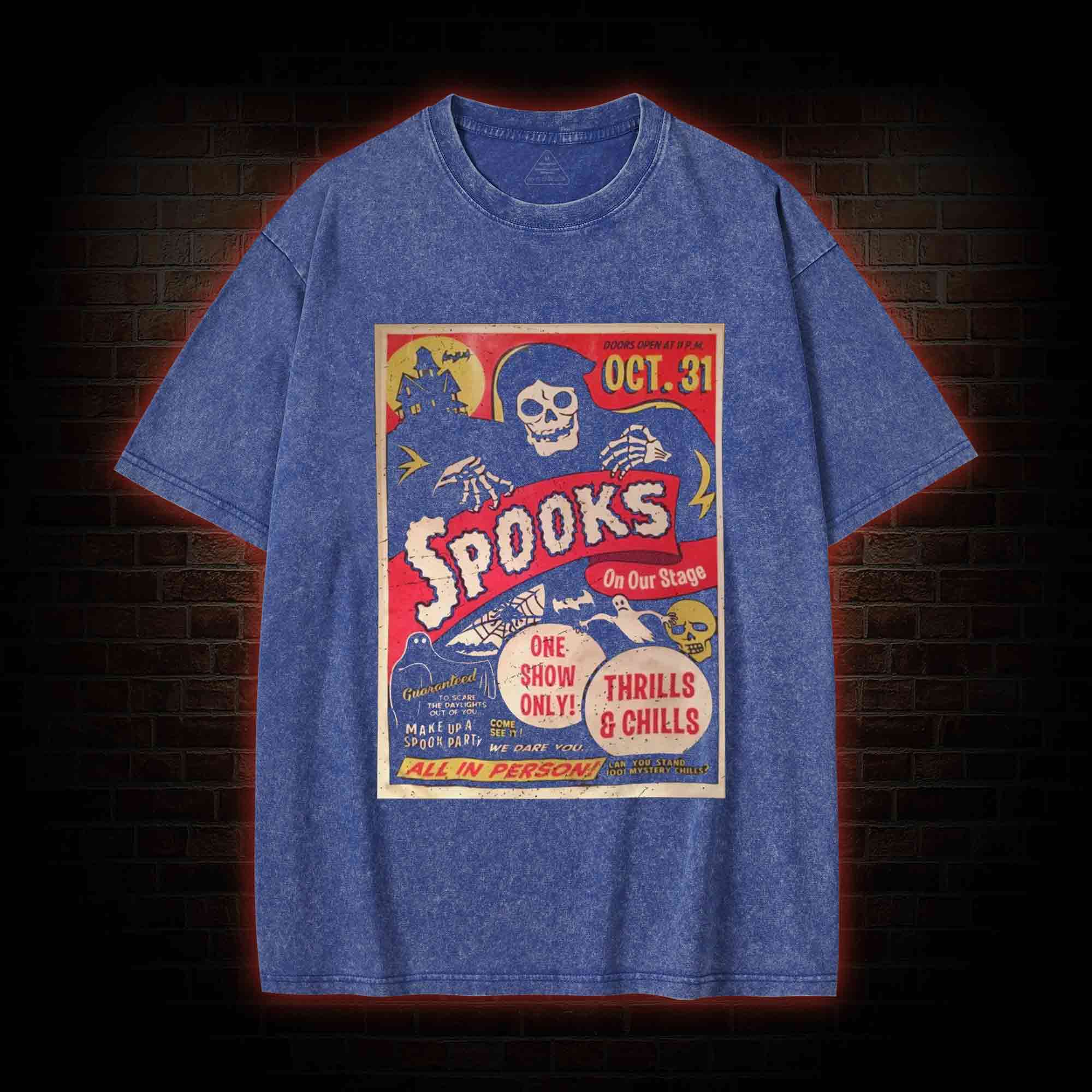 Make up a Spook Party Washed T-shirt