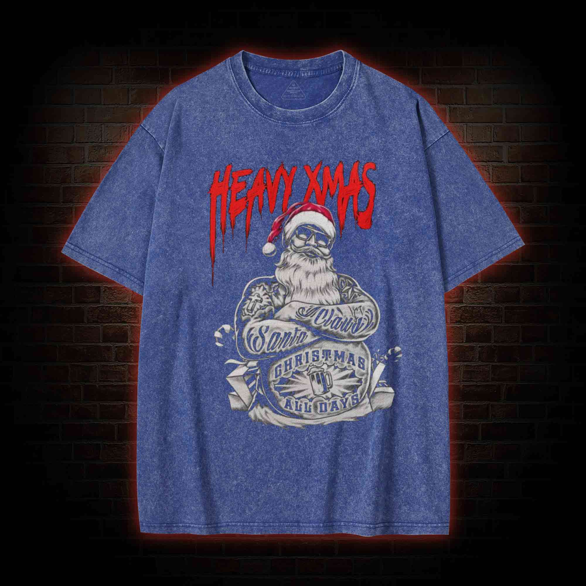 Heavy Xmas Washed T-shirt