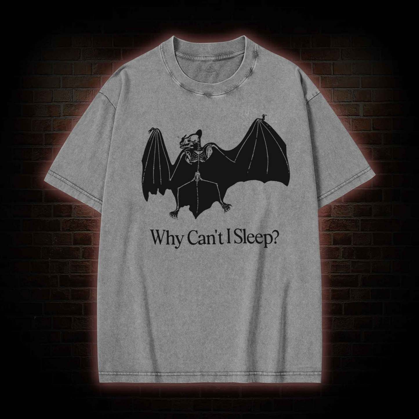 Why Can't I Sleep? Washed T-shirt