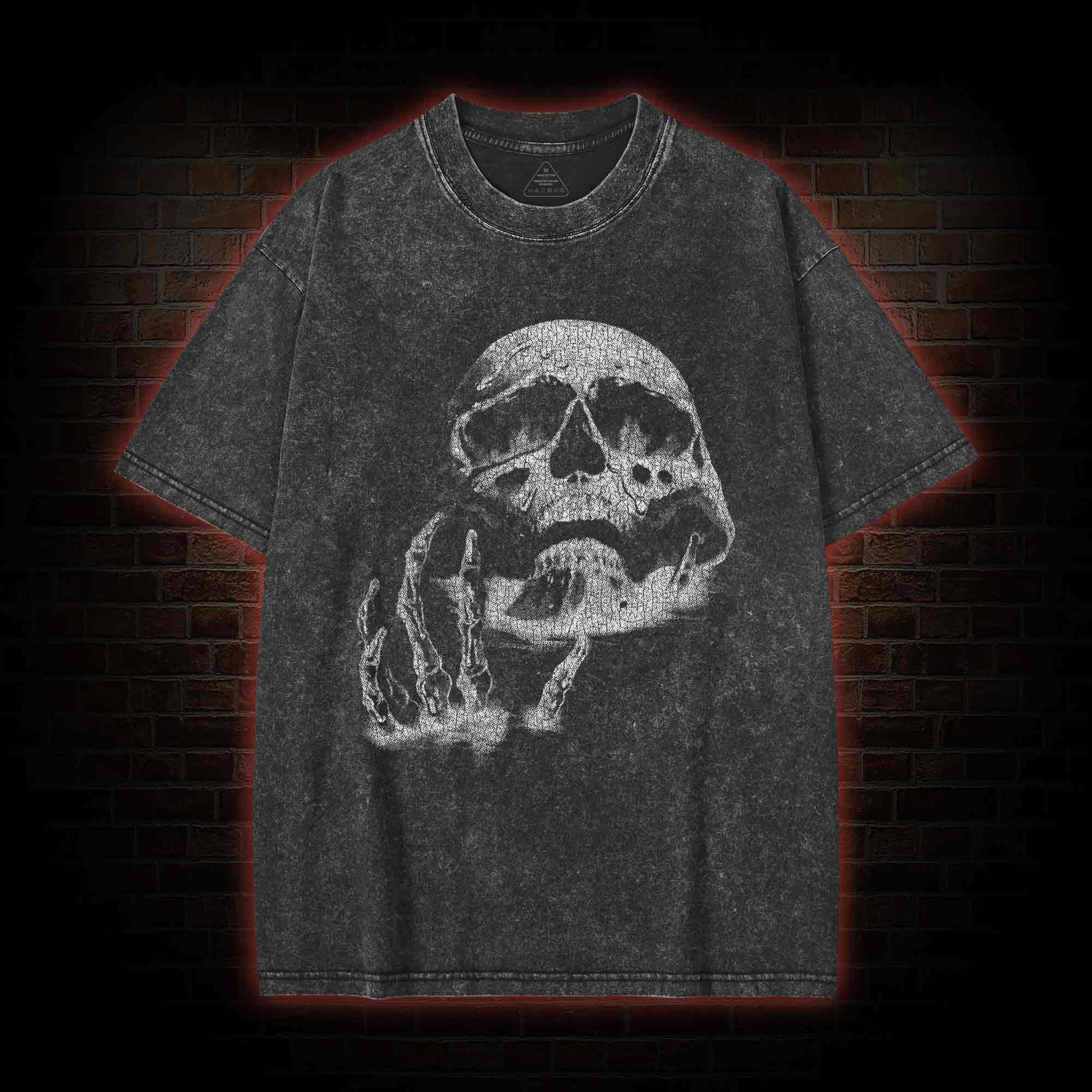 Vintage Skeleton Washed T-shirt