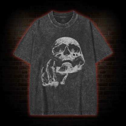 Vintage Skeleton Washed T-shirt