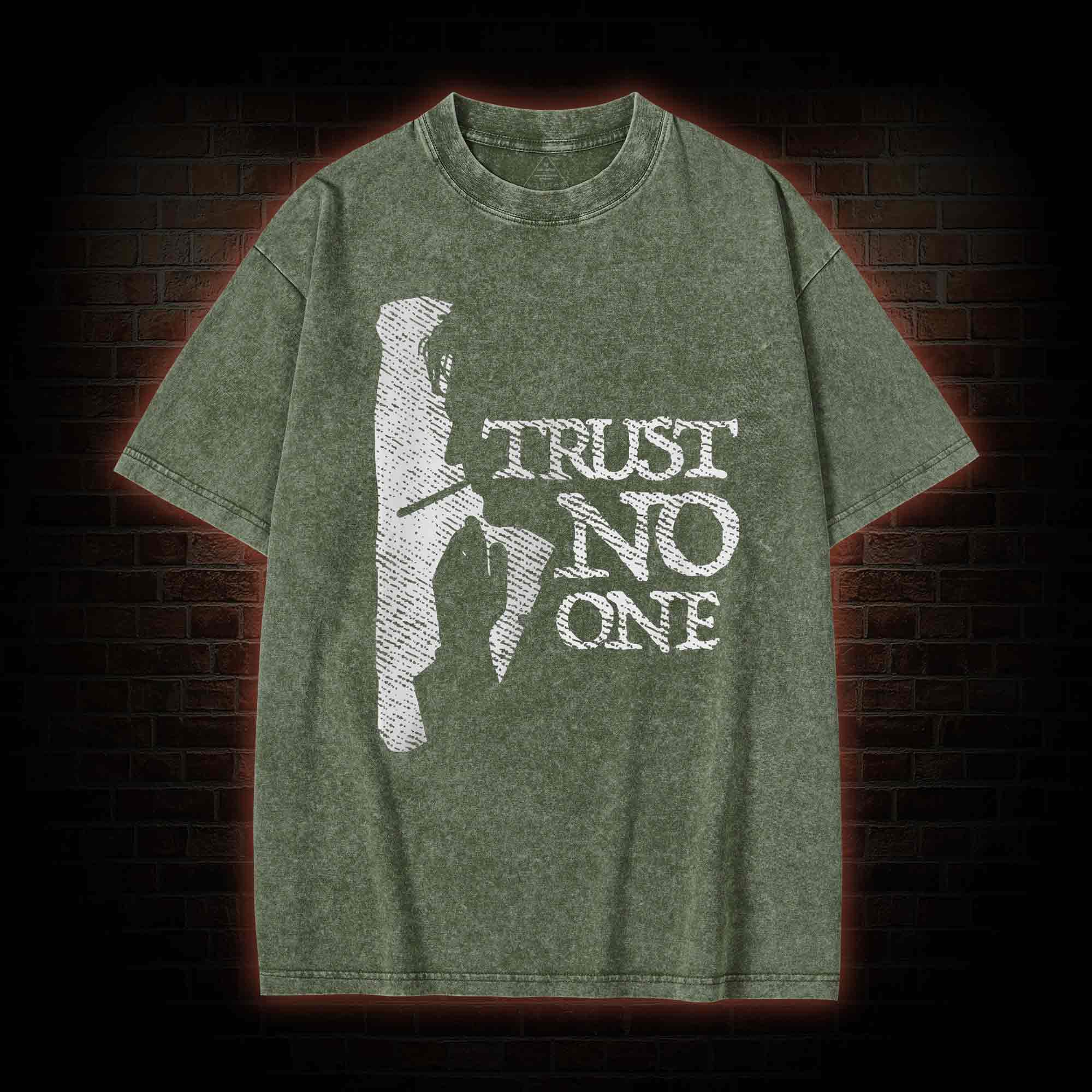 Trust No One Washed T-shirt