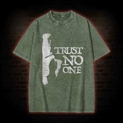 Trust No One Washed T-shirt