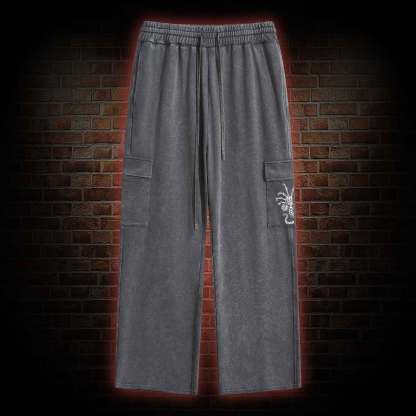 Alien Delivery Guy Washed Cargo Pants