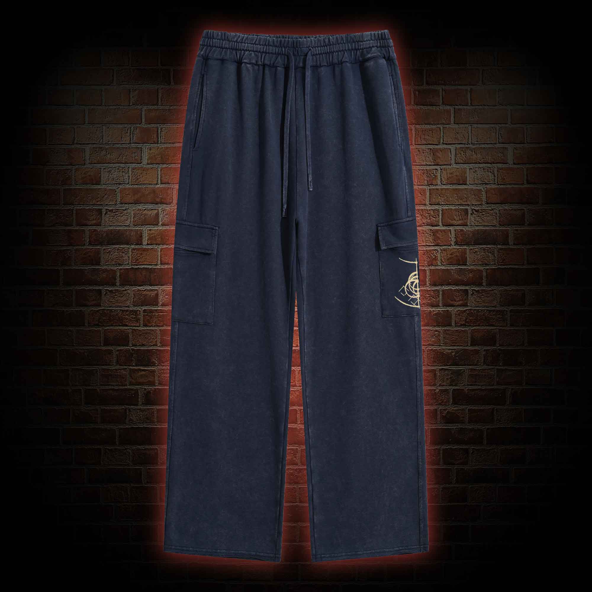 The Fallen Leaves Tell a Story Washed Cargo Pants