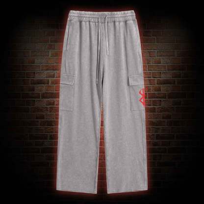 Each Man is Tortured by His Dream Washed Cargo Pants