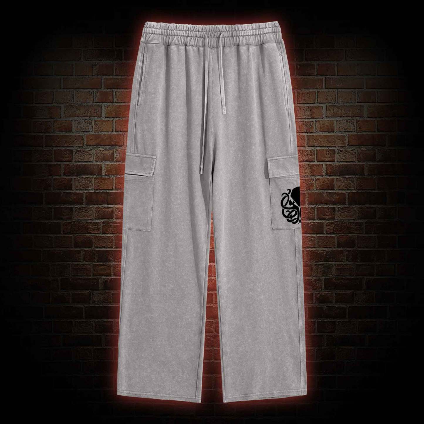 Cthulhu Washed Cargo Pants