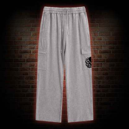 Cthulhu Washed Cargo Pants
