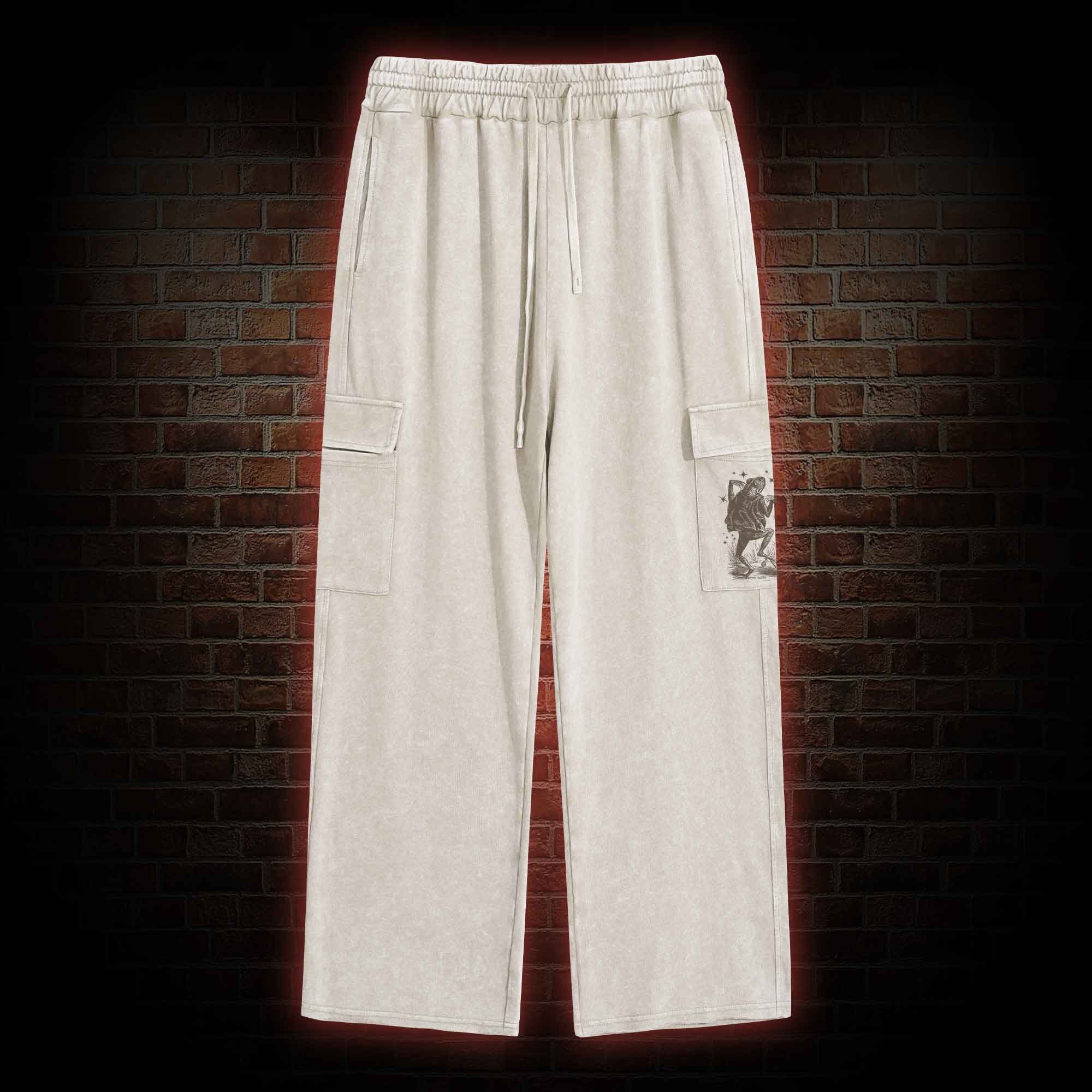 Dancing Frogs Washed Cargo Pants
