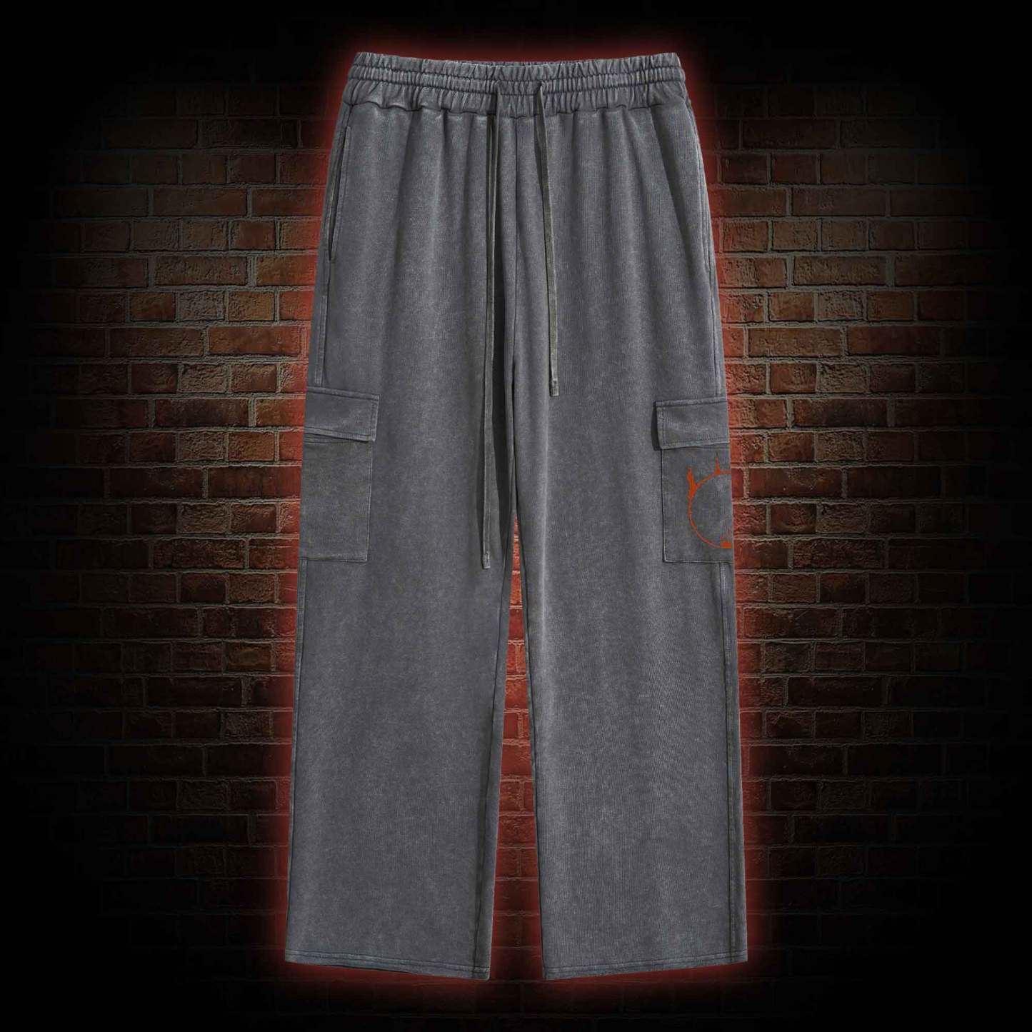 Accursed Undead Washed Cargo Pants