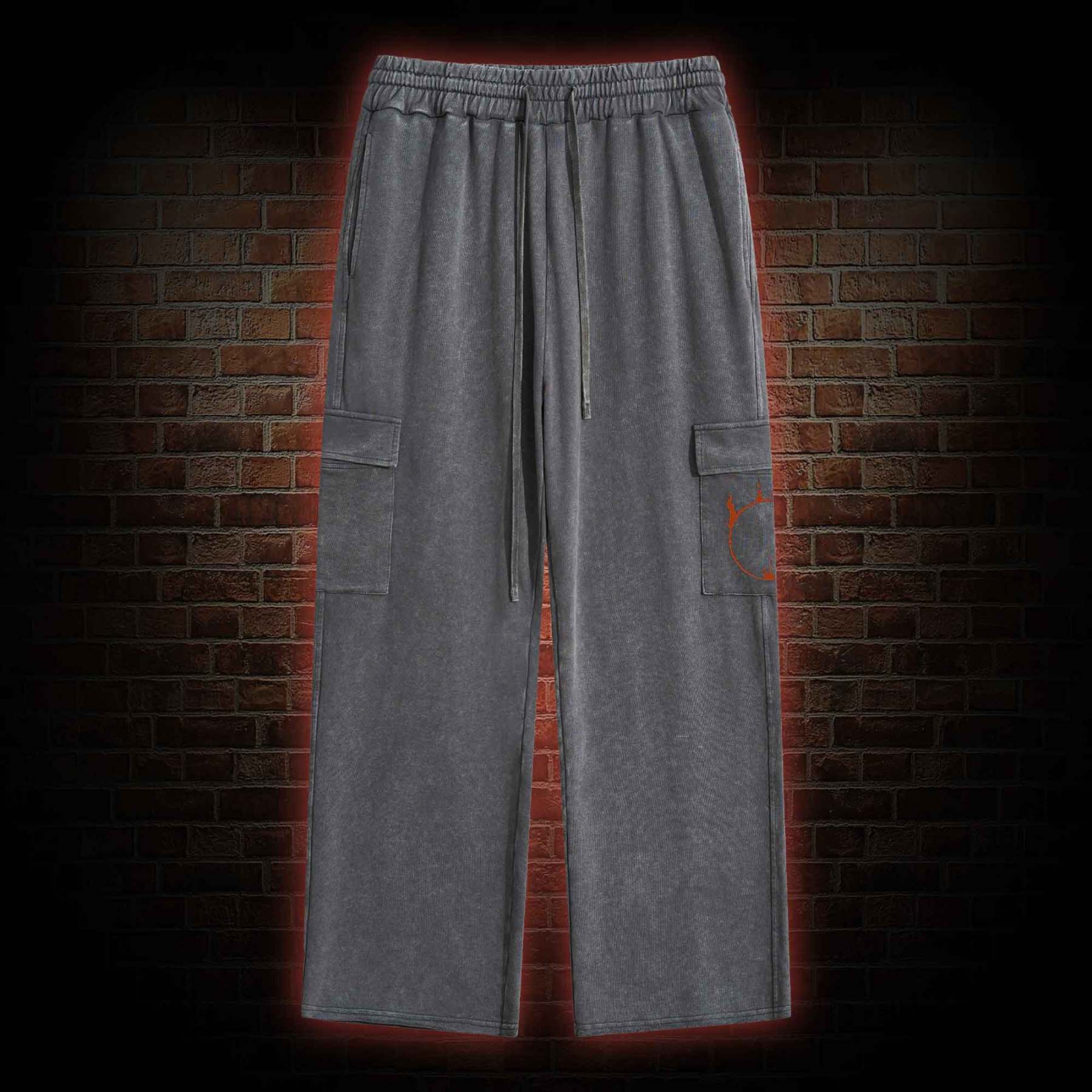 Accursed Undead Washed Cargo Pants