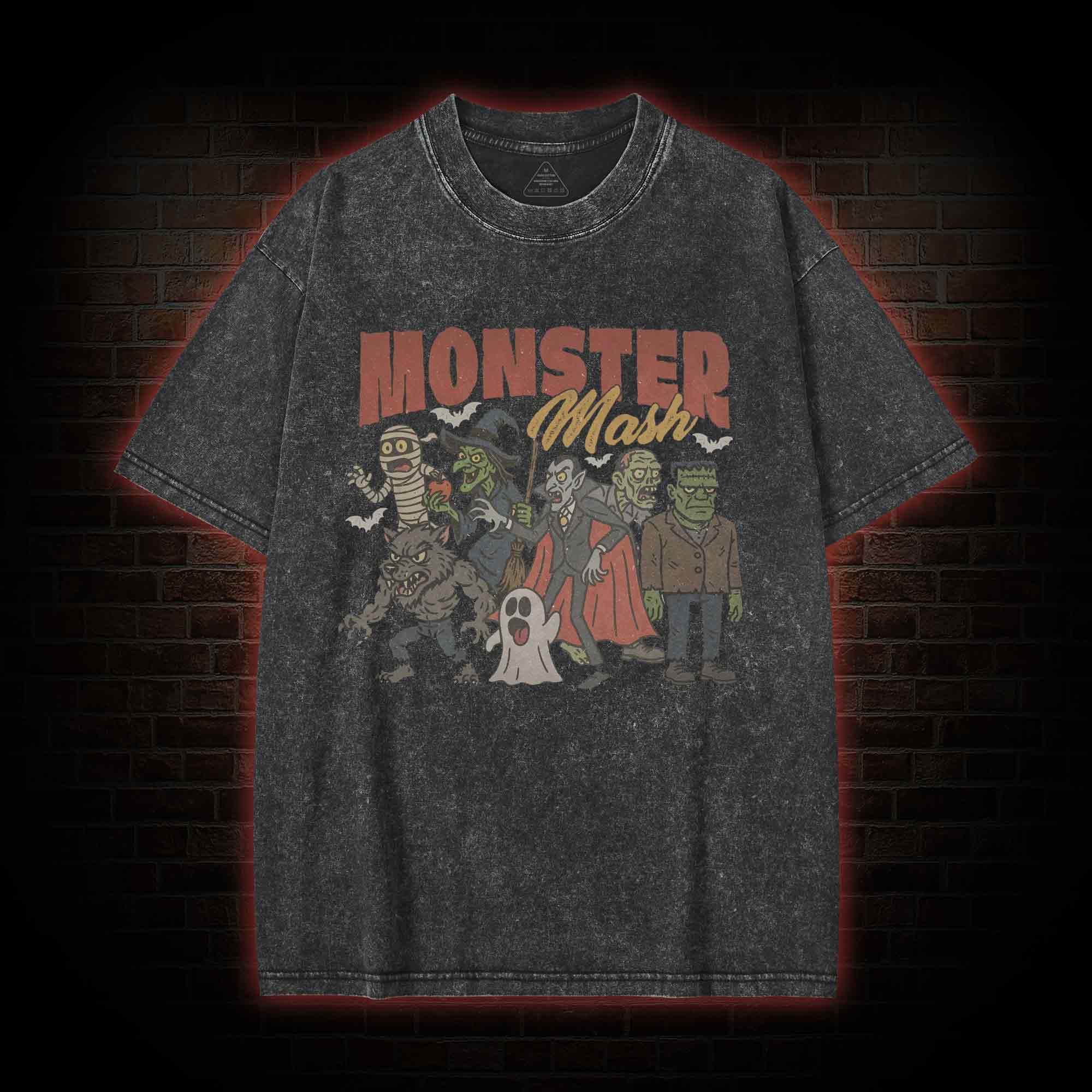 Monsters Washed T-shirt