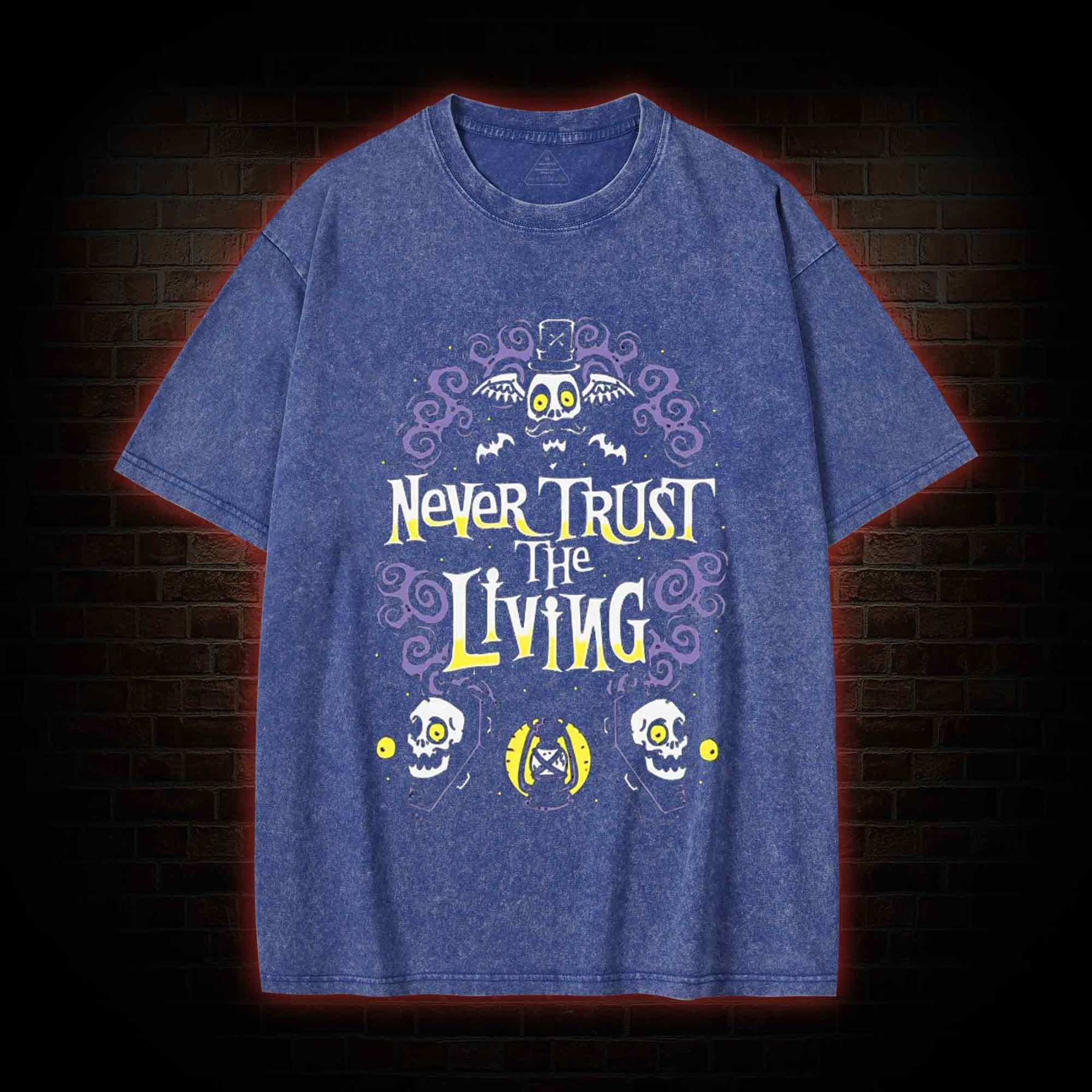 Never Trust The Living Washed T-shirt