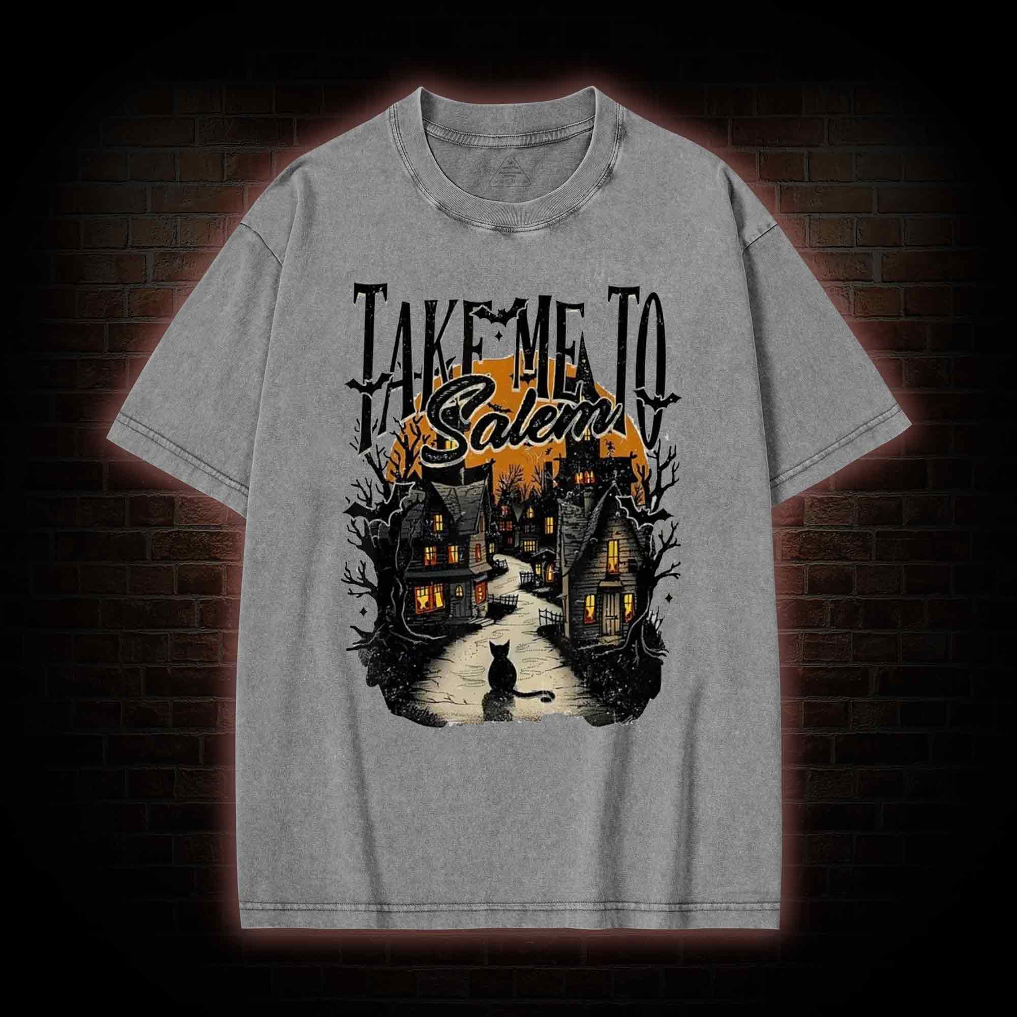 Take Me To Salem Washed T-shirt