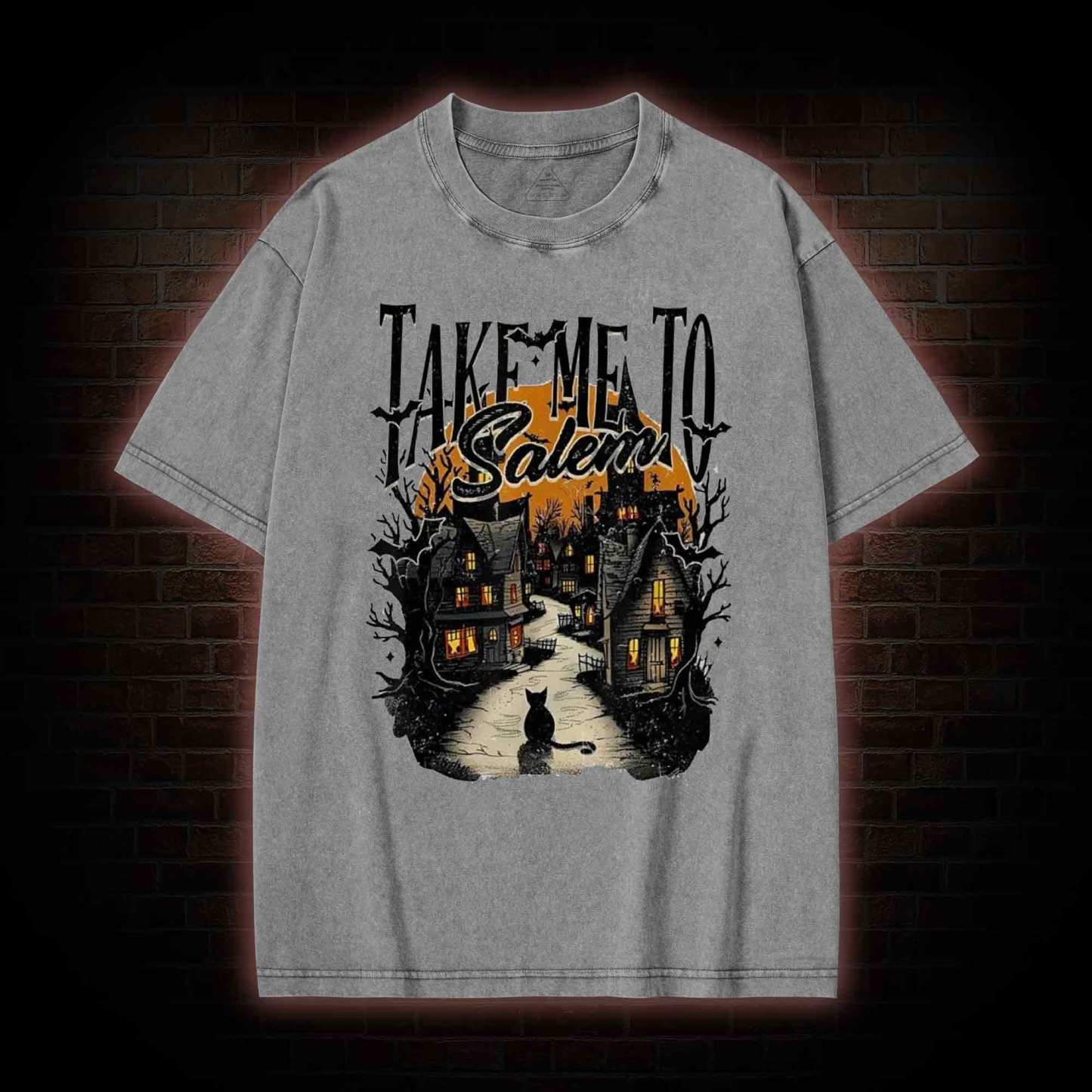 Take Me To Salem Washed T-shirt