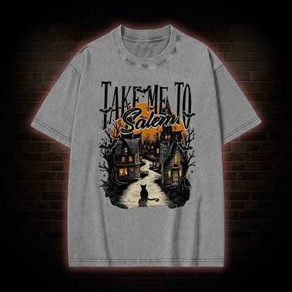 Take Me To Salem Washed T-shirt