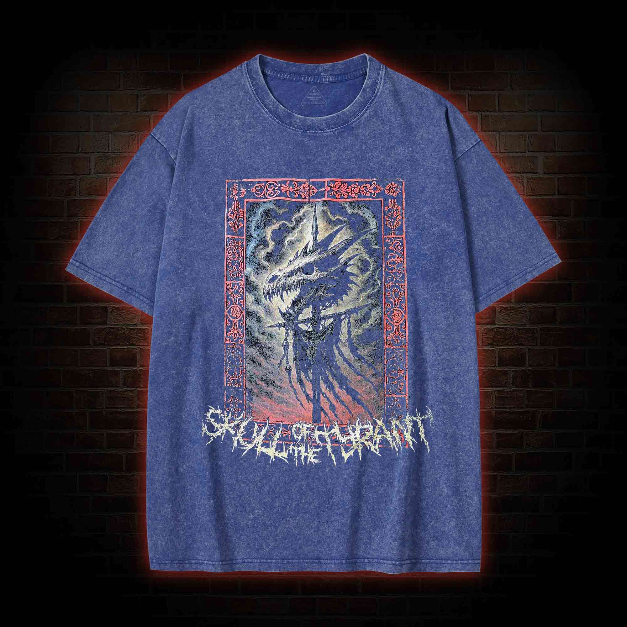 Dragon Skull Washed T-shirt