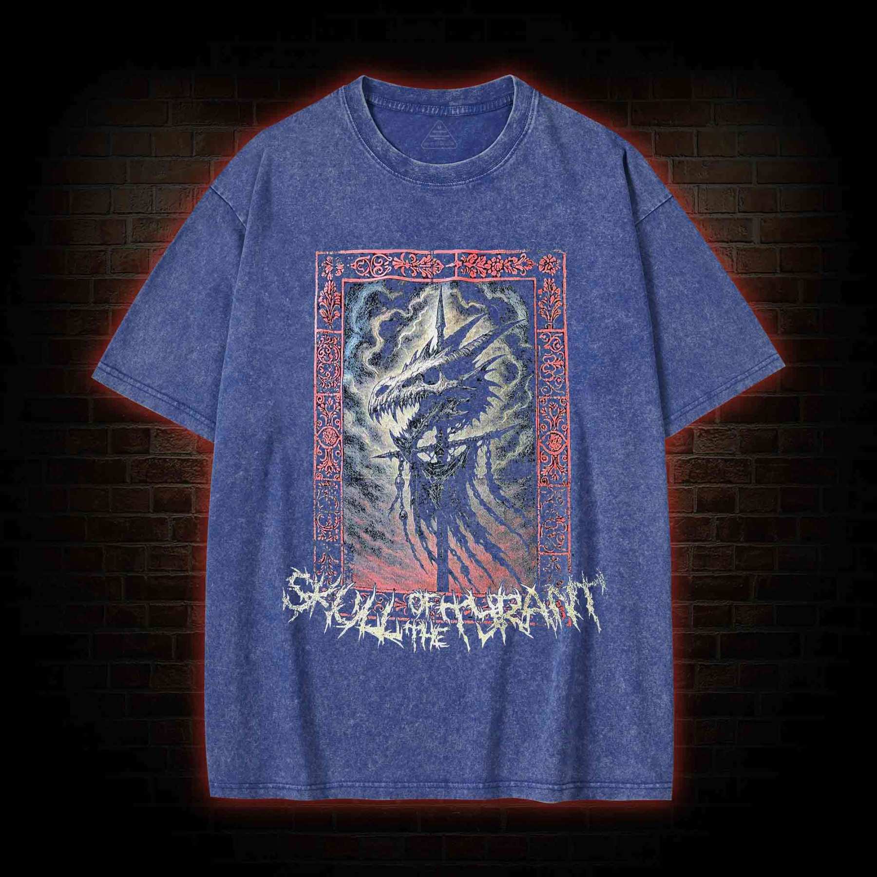 Dragon Skull Washed T-shirt
