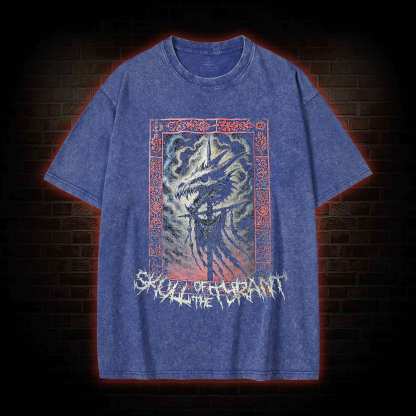 Dragon Skull Washed T-shirt