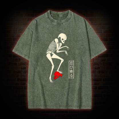 Creep Skull Washed T-shirt