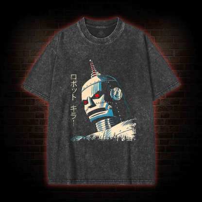 Killer Robot Washed T-shirt