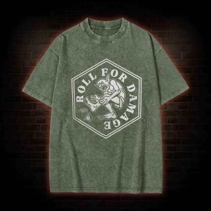 Roll for Damage Washed T-shirt