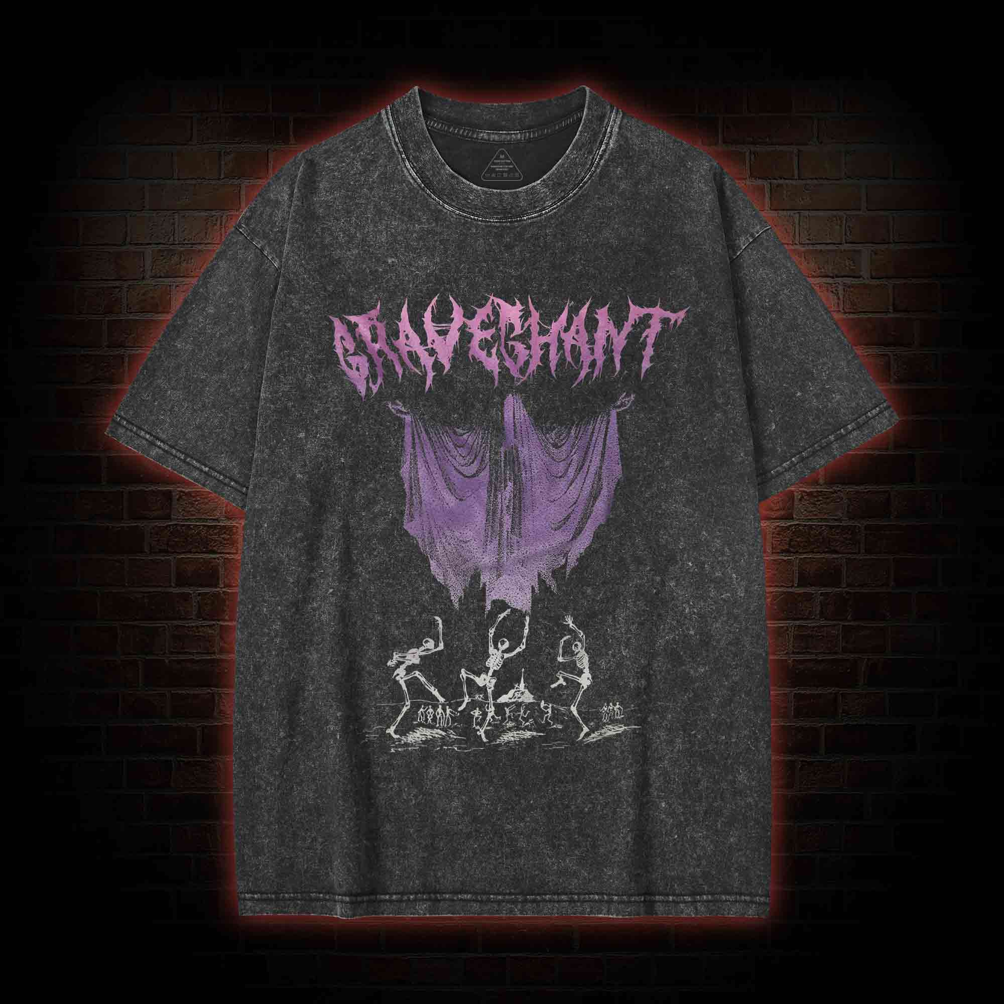 Summon Skeleton Washed T-shirt