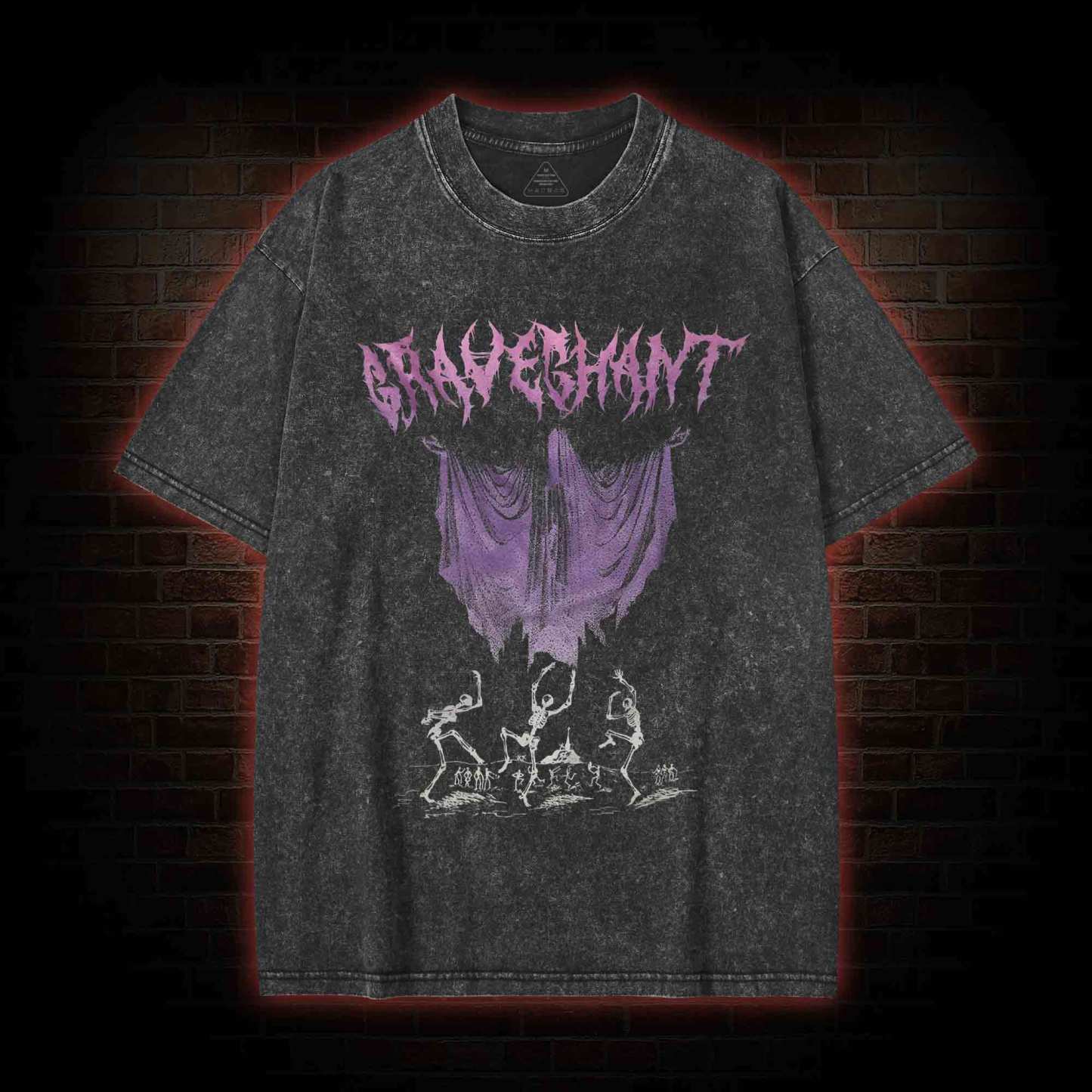 Summon Skeleton Washed T-shirt