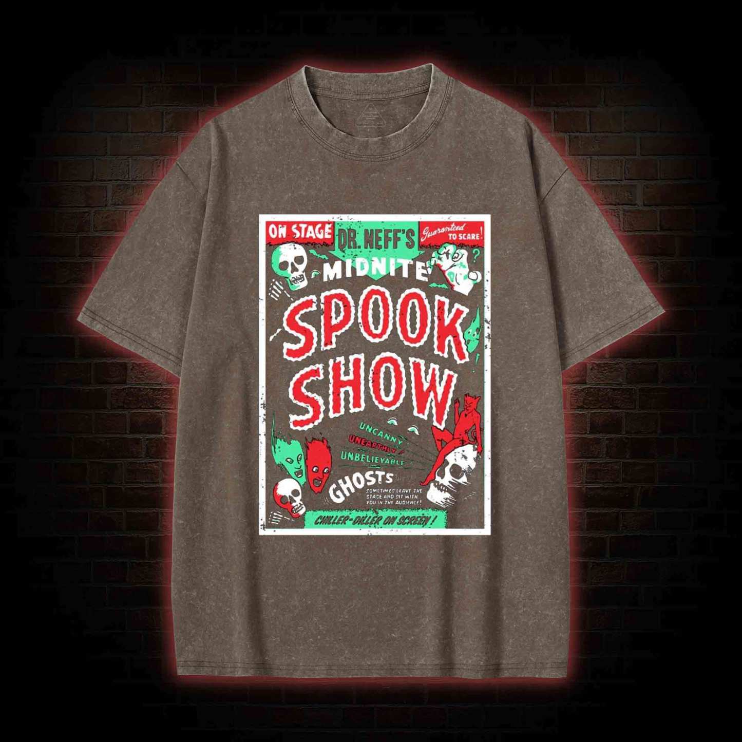 Spook Show Horror Washed T-shirt