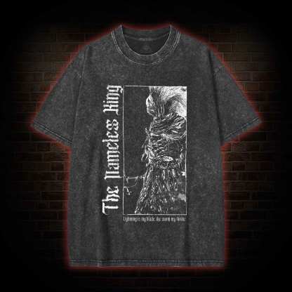 Lighting is My Blade Washed T-shirt