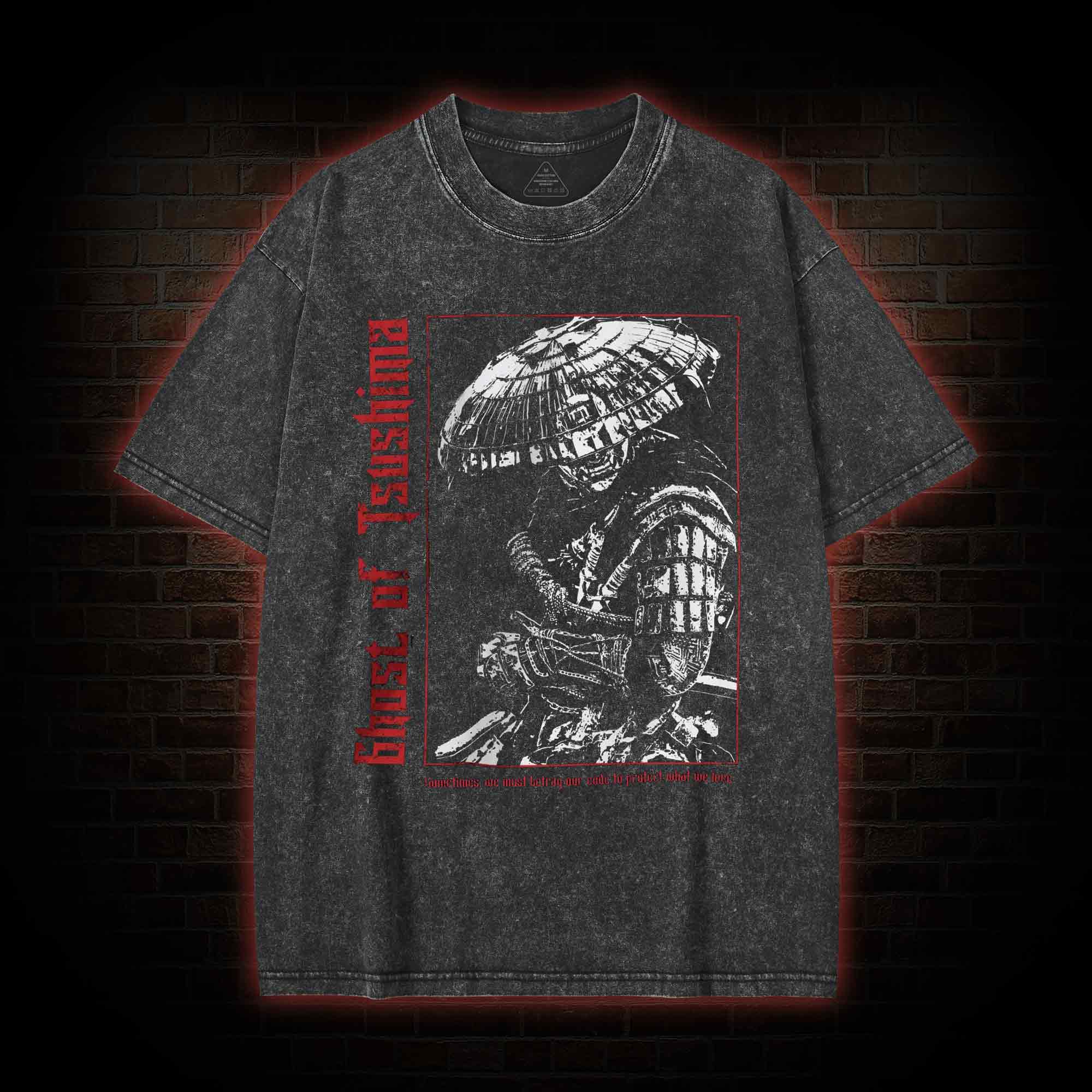 Samurai Spirit Washed T-shirt