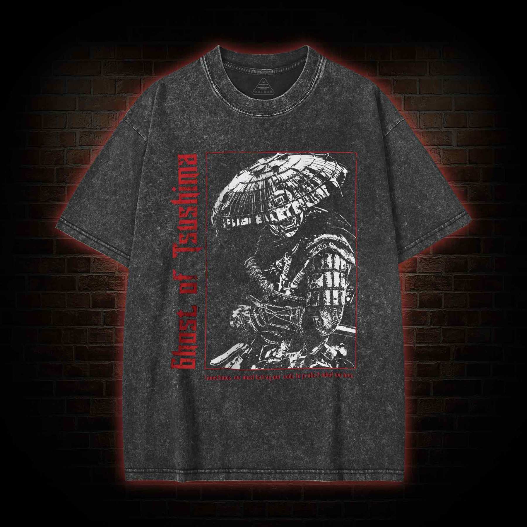 Samurai Spirit Washed T-shirt