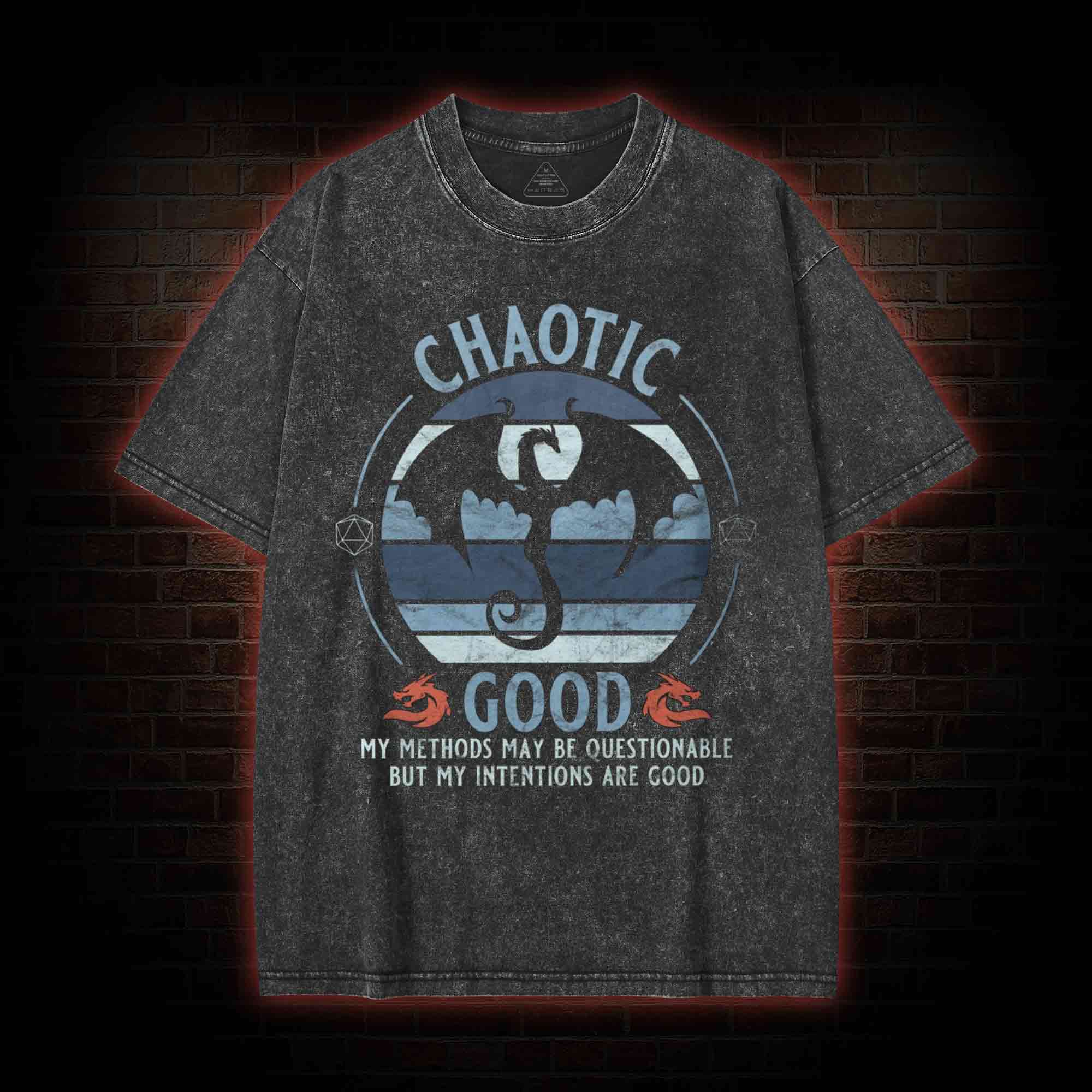Chaotic Good Washed T-shirt