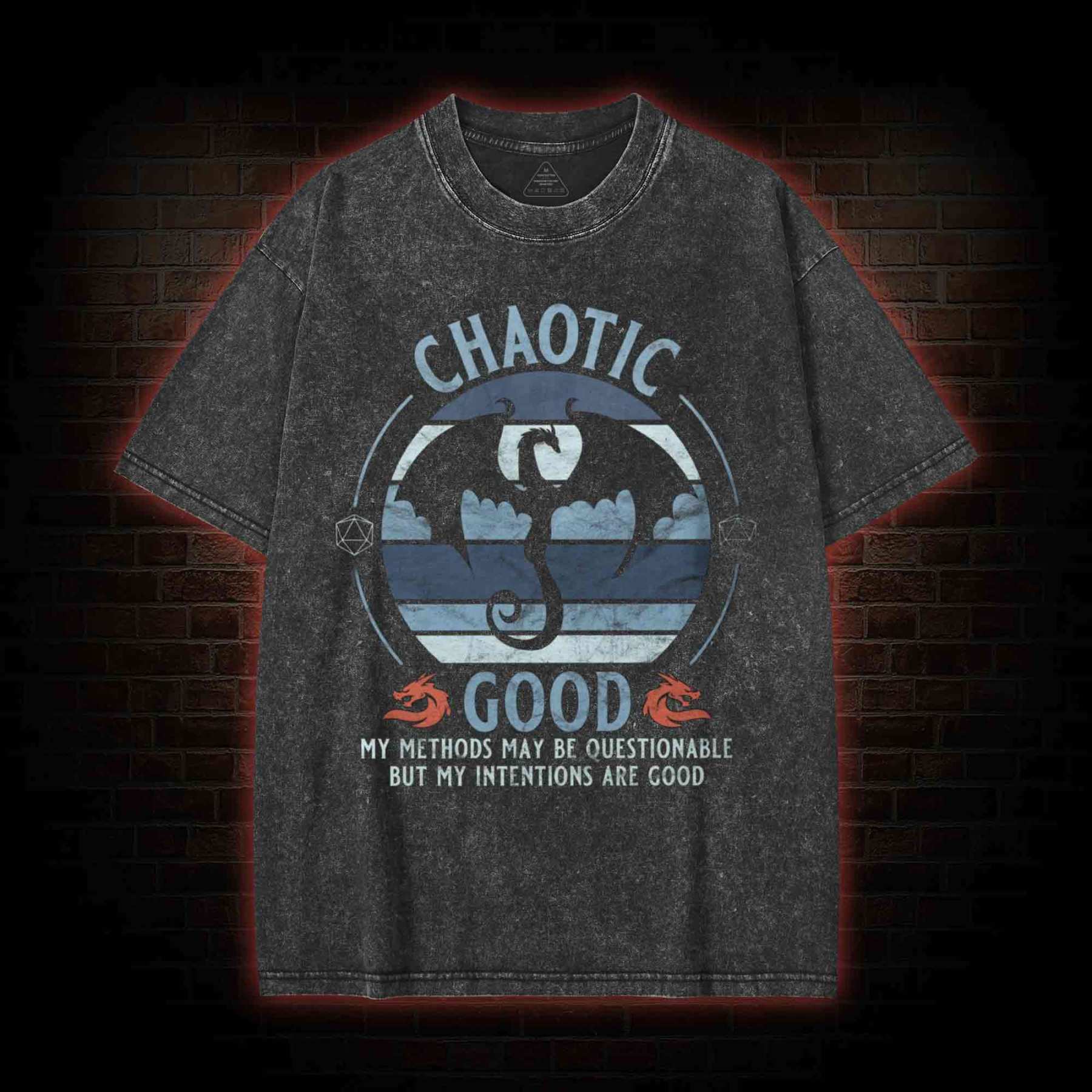 Chaotic Good Washed T-shirt