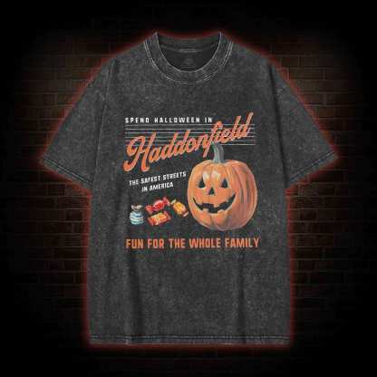 Spend Halloween in Haddonfield Washed T-shirt