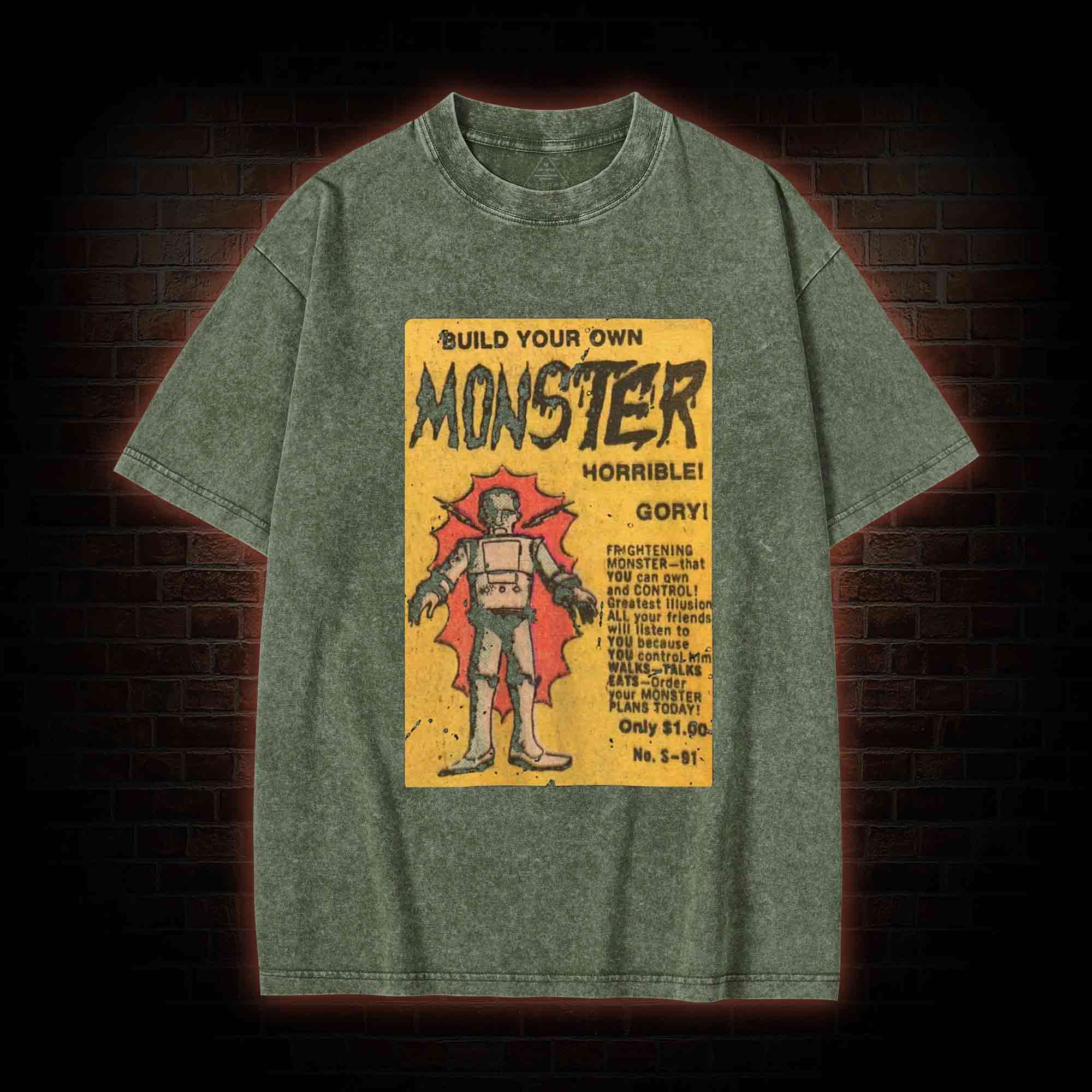 Build Your Own Monster Washed T-shirt
