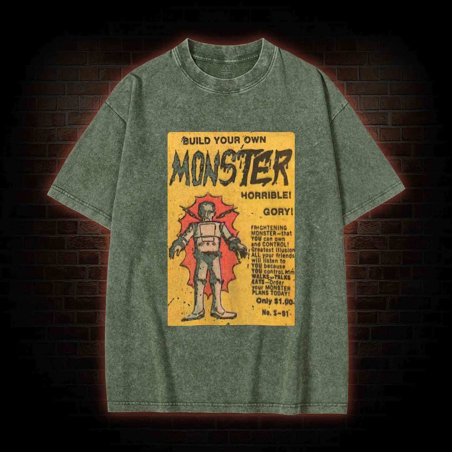 Build Your Own Monster Washed T-shirt