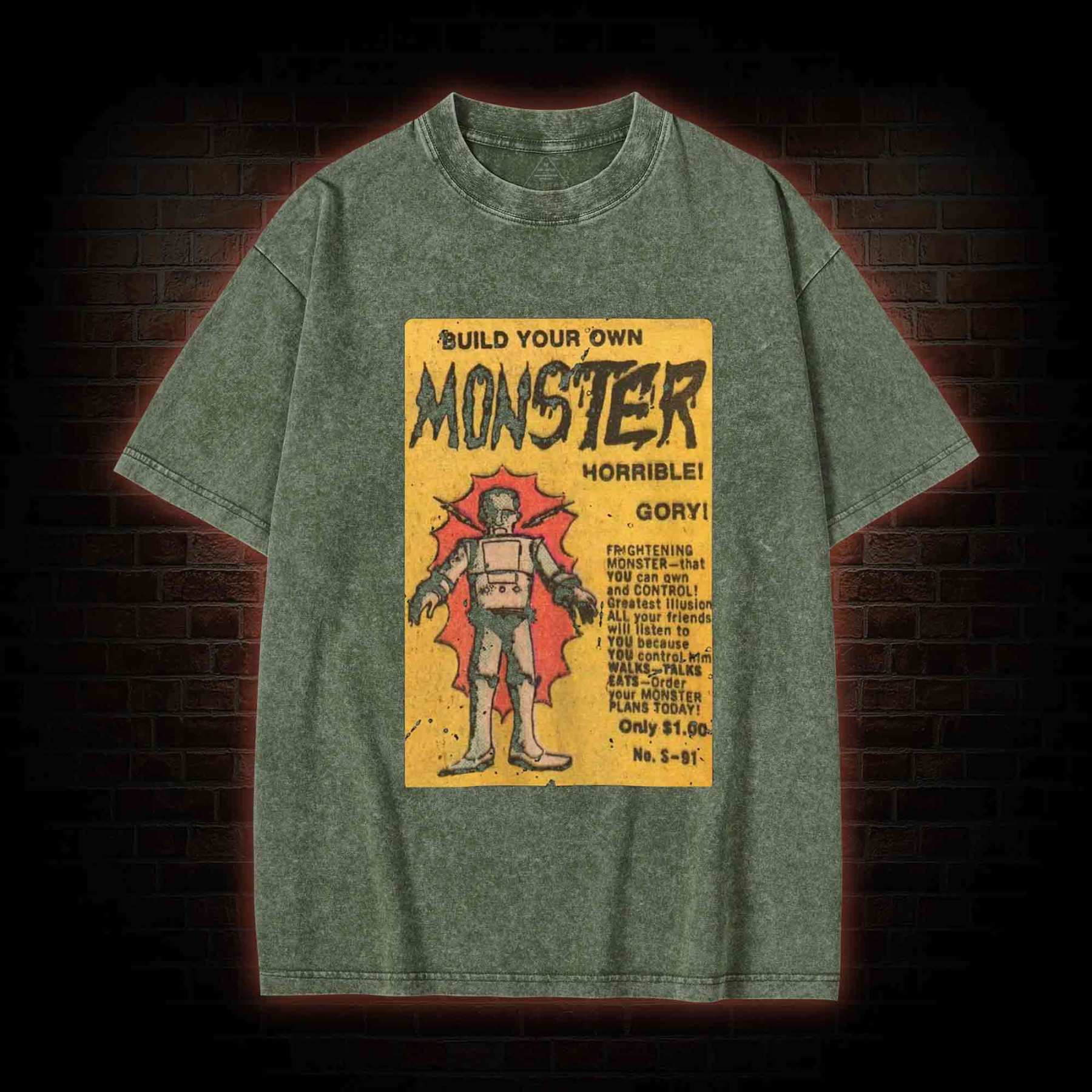 Build Your Own Monster Washed T-shirt