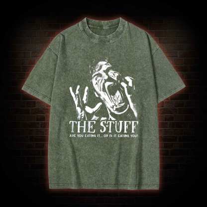 Are You Eating it or is it Eating You Washed T-shirt