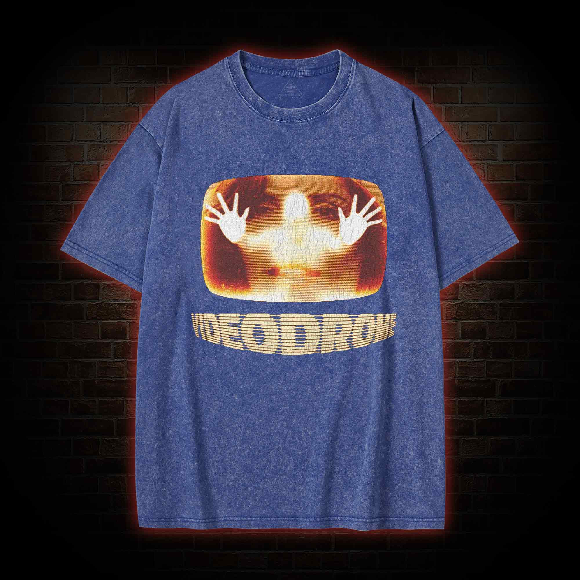 Careful... It Bites Washed T-shirt