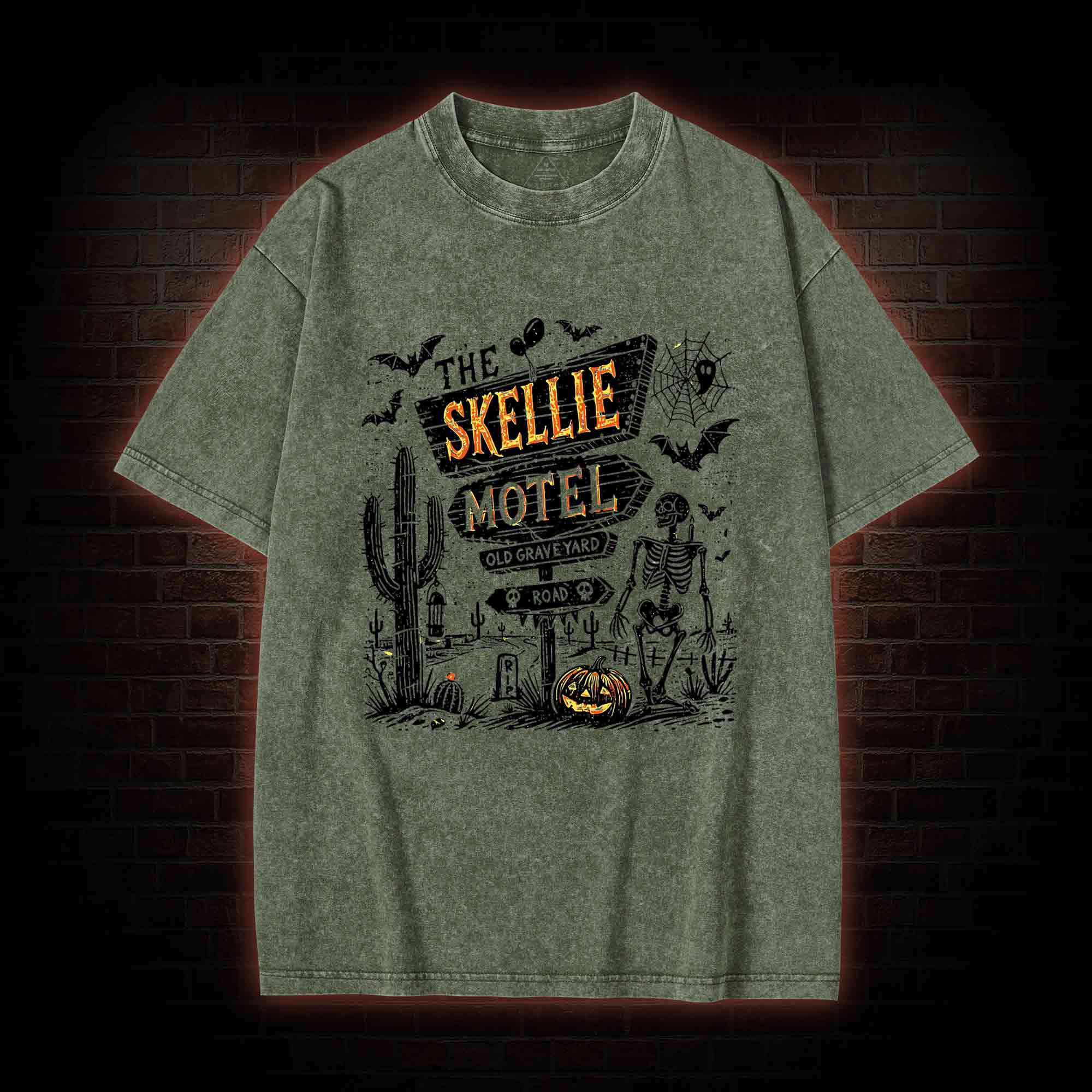 Skellie Mote Washed T-shirt