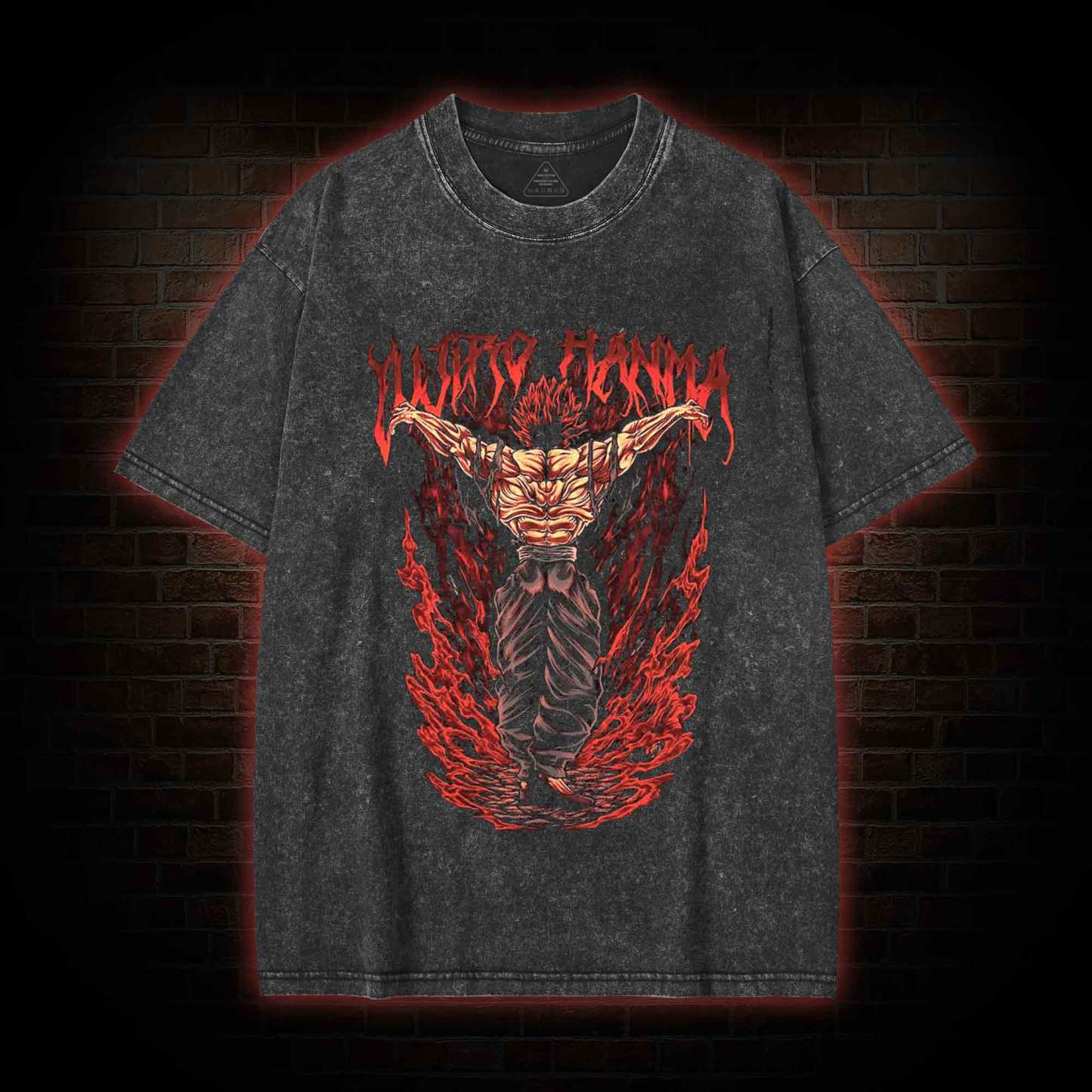 Demon Back Washed T-shirt