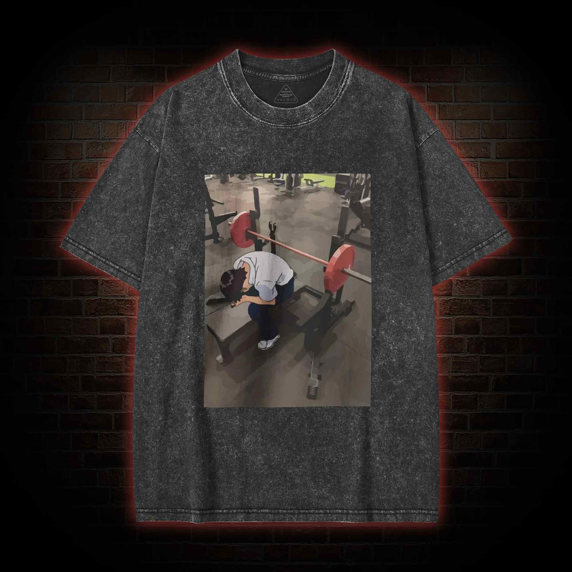 Bodybuilding Washed T-shirt