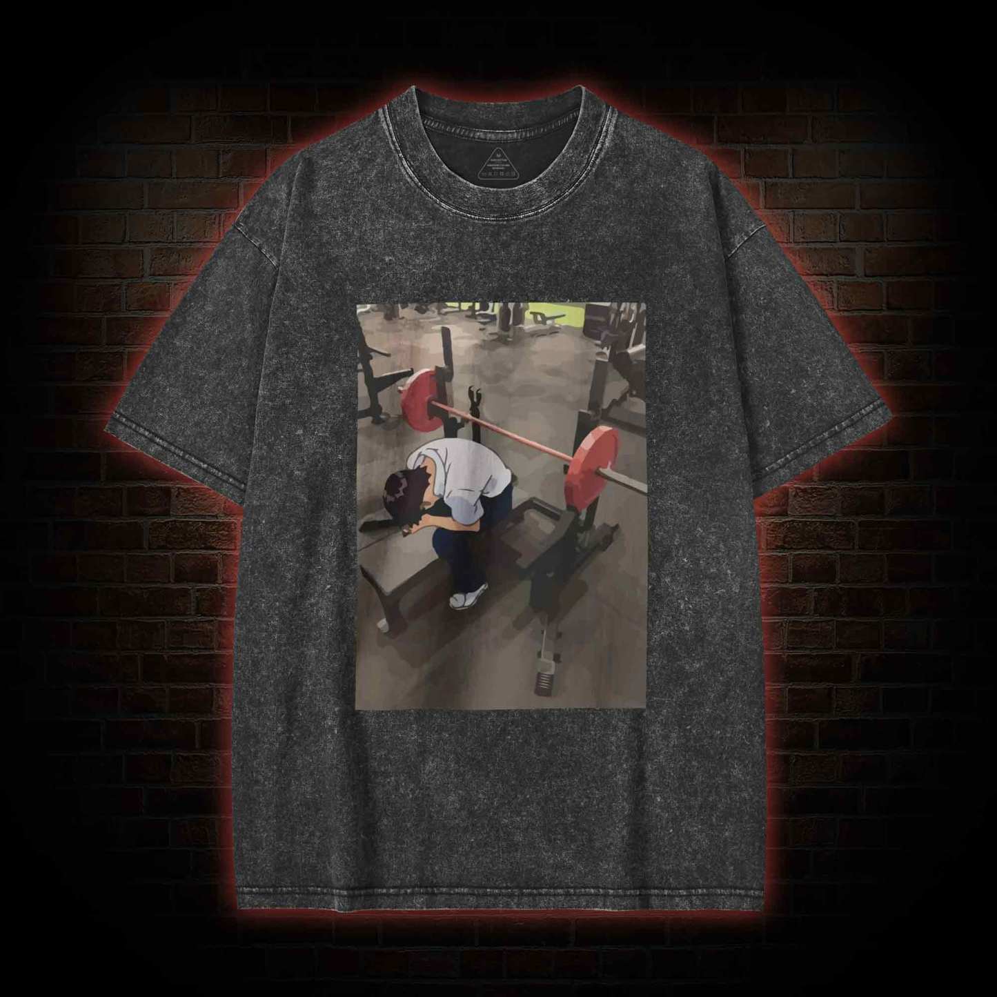 Bodybuilding Washed T-shirt