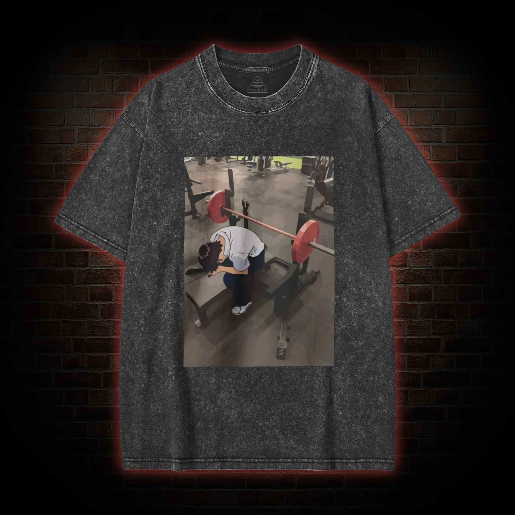 Bodybuilding Washed T-shirt